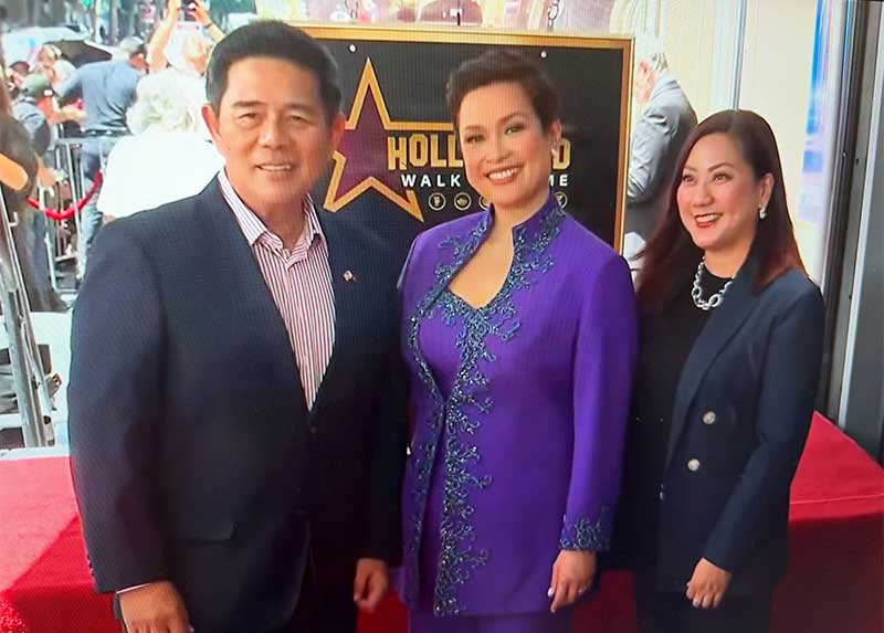 Consul General Adelio Cruz, Lea Salonga, Cathy Cruz
