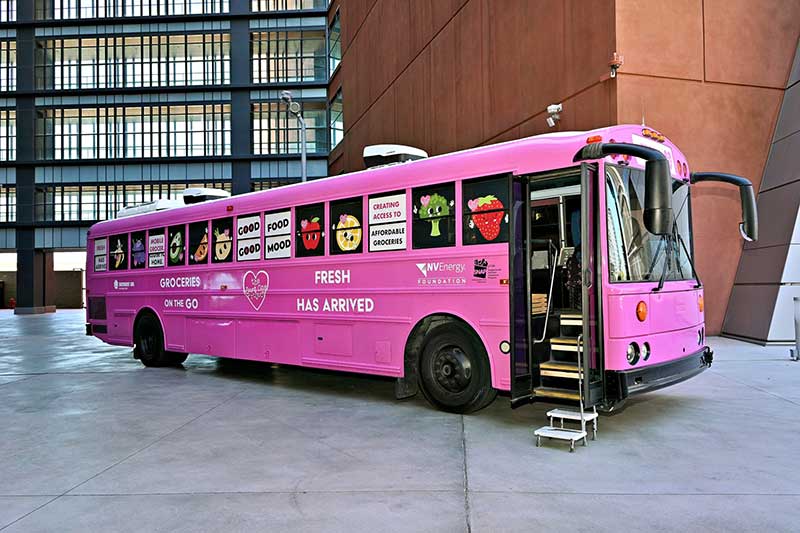 The Just One Project's Groceries on the Go Bus