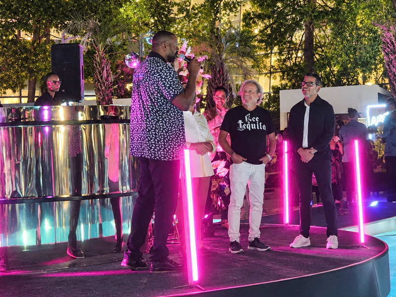 Shaquille O’Neal and Sammy Hagar at Drink Las Vegas